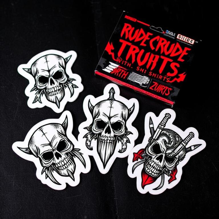 Truth Addict Sticker Eye of Truth Enamel Pin | RudeCrudeTruthShirts